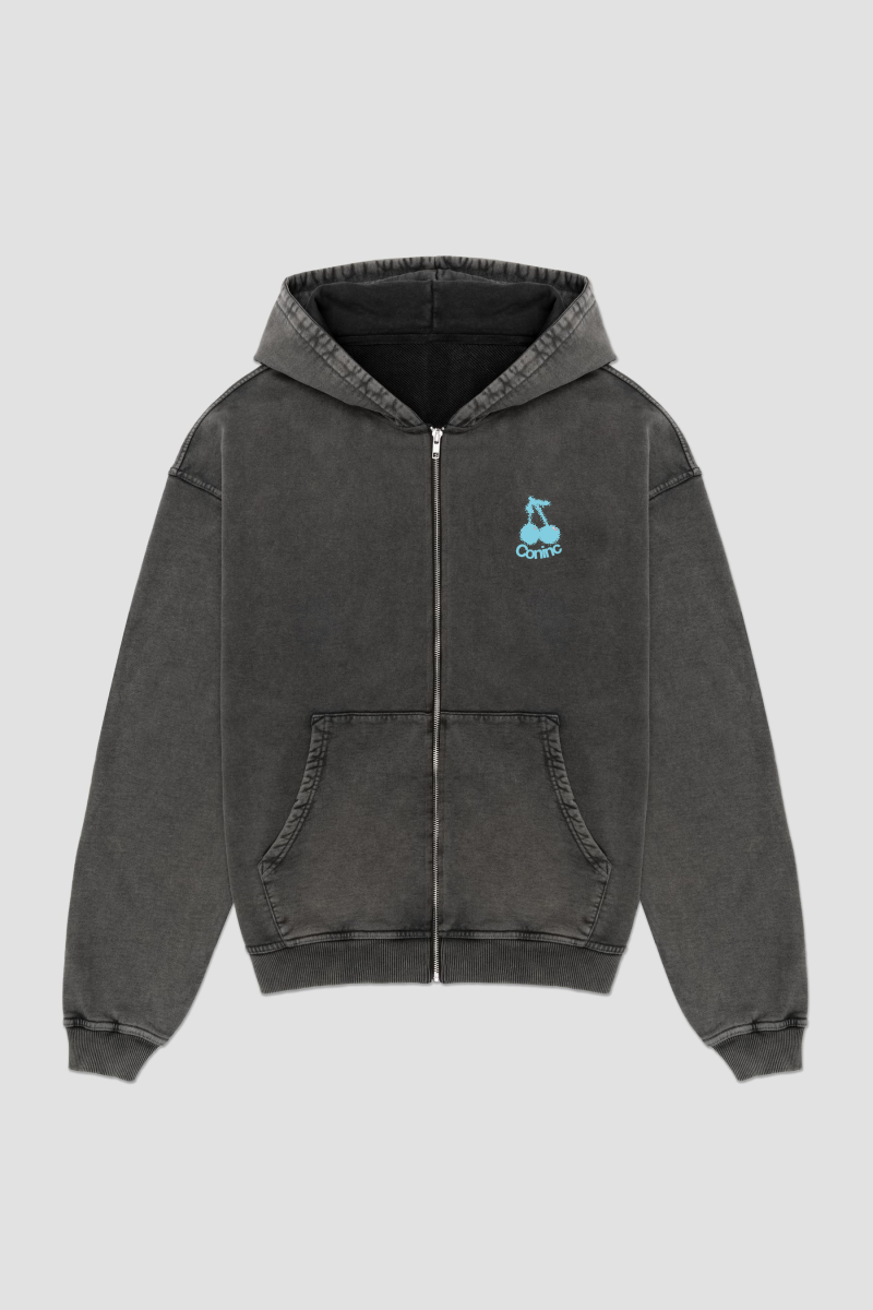 Cherry Zip-hoodie Vintage