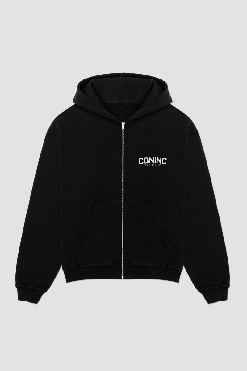 Club Zip-hoodie Black