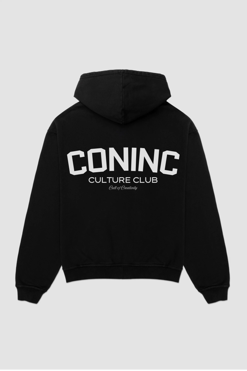 Club Zip-hoodie Black